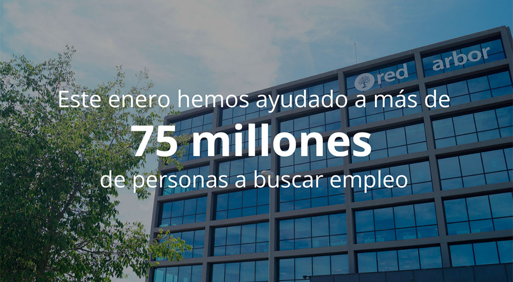 En Redarbor hemos ayudado a más de 75 millones de personas a buscar empleo